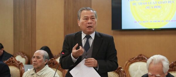 Ông Lê Quán Tần, nguyên Vụ trưởng Vụ Giáo dục Trung học (Bộ GD-ĐT). - Sputnik Việt Nam