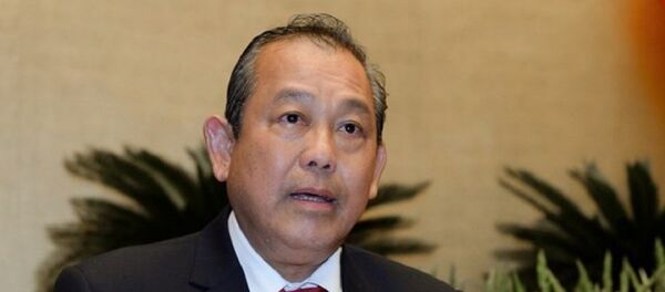 Phó Thủ tướng Trương Hòa Bình báo cáo về tình hình kinh tế, xã hội - Sputnik Việt Nam