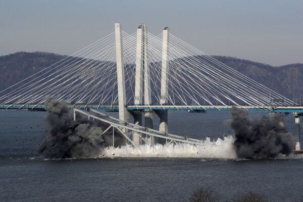 Phá hủy cầu Tappan Zee ở New York - Sputnik Việt Nam