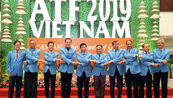 Các bộ trưởng, trưởng đoàn tham dự Diễn đàn Du lịch ASEAN 2019.  - Sputnik Việt Nam