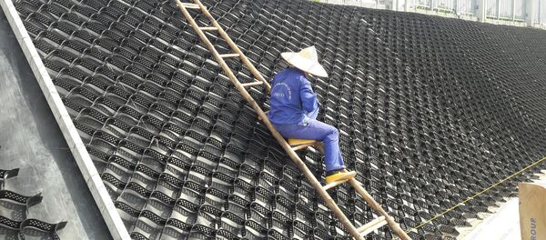 RZD Logistics bắt đầu cung cấp cho Việt Nam các ô ngăn ba chiều để xây dựng đường bộ - Sputnik Việt Nam