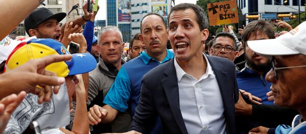 Người đứng đầu Quốc hội đối lập Venezuela Juan Guaido Người đứng đầu Quốc hội đối lập Venezuela Juan Guaido - Sputnik Việt Nam