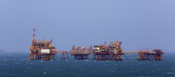 Giàn khoan của Liên doanh Vietsovpetro tại mỏ Bạch Hổ (Bà Rịa – Vũng Tàu). - Sputnik Việt Nam