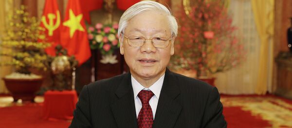 Tổng Bí thư, Chủ tịch nước Nguyễn Phú Trọng đọc Thư chúc Tết Xuân Kỷ Hợi 2019 - Sputnik Việt Nam