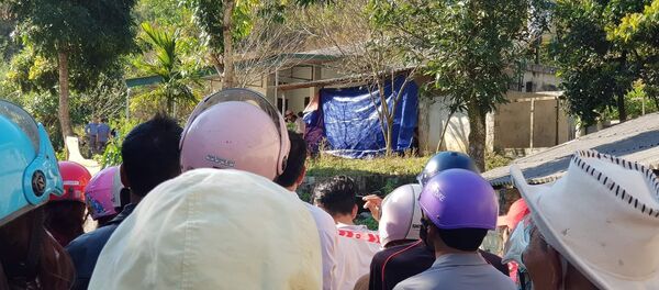 Hiện trường nơi cô gái tử vong - Sputnik Việt Nam