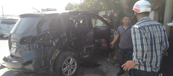 Xe 7 chỗ trong vụ tai nạn Xe 7 chỗ trong vụ tai nạn - Sputnik Việt Nam