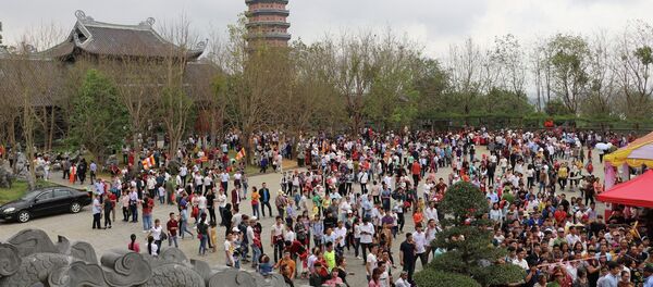 Ninh Bình: Khai mạc Lễ hội chùa Bái Đính - Xuân Kỷ Hợi 2019 - Sputnik Việt Nam