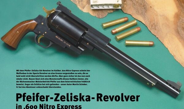 Súng lục ổ quay Pfeifer Zeliska .600 Nitro Express. Súng lục ổ quay Pfeifer Zeliska .600 Nitro Express. - Sputnik Việt Nam