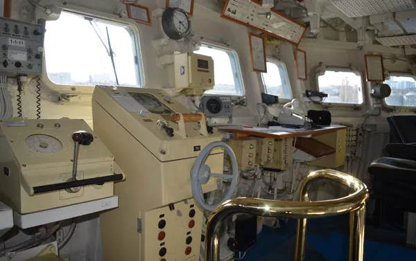 Bên trong tàu tên lửa Dagestan Bên trong tàu tên lửa Dagestan - Sputnik Việt Nam