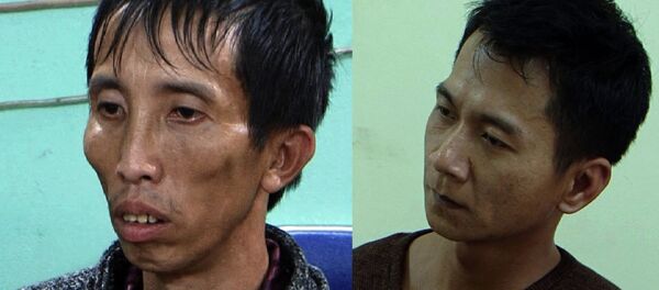 Hau đối tượng Bùi Văn Công và Vương Văn Hùng. - Sputnik Việt Nam