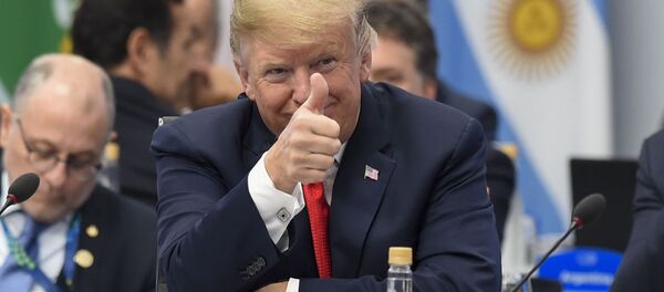 Президент США Дональд Трамп во время саммита  G20 в Аргентине  - Sputnik Việt Nam