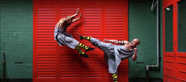 Các nhà sư Thiếu Lâm ở khu Chinatown ngày 23 tháng 2 năm 2015 London, Anh Các nhà sư Thiếu Lâm ở khu Chinatown ngày 23 tháng 2 năm 2015 London, Anh - Sputnik Việt Nam