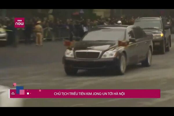Đoàn xe ông Kim Jong Un vào Hà Nội - Sputnik Việt Nam