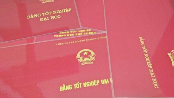 Những tấm bằng đại học giả như thế này vẫn lưu hành trong xã hội rất khó bị phát hiện  - Sputnik Việt Nam