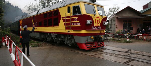 Đoàn tàu bọc thép của Chủ tịch Triều Tiên Kim Jong-un - Sputnik Việt Nam