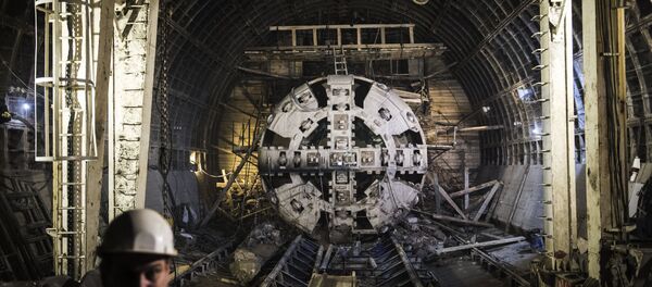 đường hầm tàu điện ngầm đường hầm tàu điện ngầm - Sputnik Việt Nam