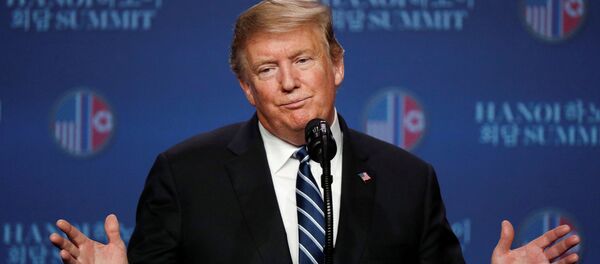 Họp báo của Tổng thống Mỹ Donald Trump tại Hà Nội - Sputnik Việt Nam