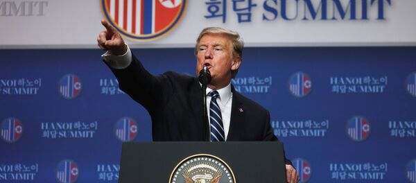 Họp báo sau cuộc hội đàm của Tổng thống Trump và nhà lãnh đạo Kim Jong-un - Sputnik Việt Nam