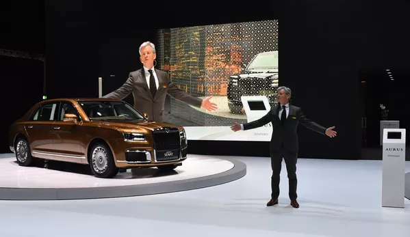 Xe Aurus tại Triển lãm ô tô Geneva Xe Aurus tại Triển lãm ô tô Geneva - Sputnik Việt Nam