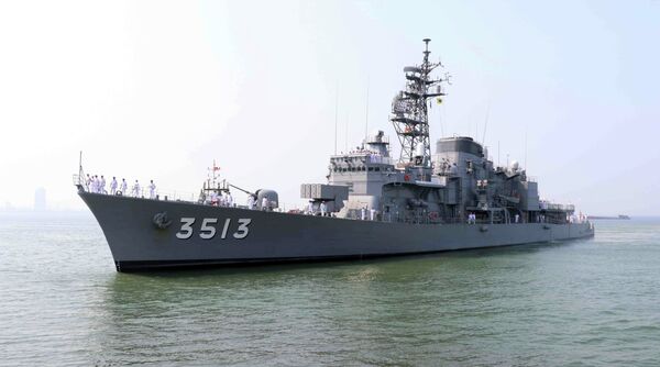 Tàu huấn luyện JS SHIMAYUKI của Nhật Bản cập cảng Tiên Sa (Đà Nẵng). Tàu huấn luyện JS SHIMAYUKI của Nhật Bản cập cảng Tiên Sa (Đà Nẵng). - Sputnik Việt Nam