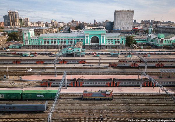 Quang cảnh nhà ga ở thành phố Novosibirsk - Sputnik Việt Nam
