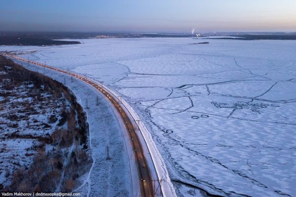 Quang cảnh hồ chứa nước của nhà máy thủy điện Novosibirsk - Sputnik Việt Nam