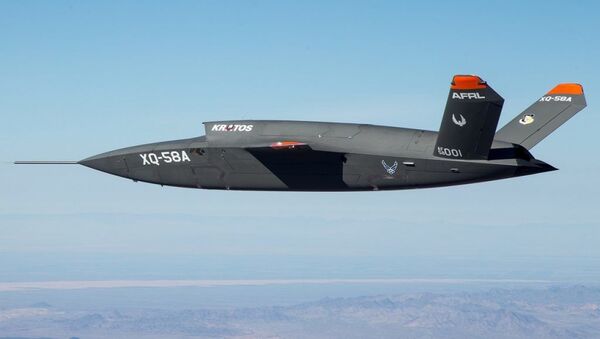 Máy bay không người lái tàng hình hạng nặng mới Kratos XQ-58 Valkyrie - Sputnik Việt Nam