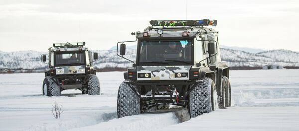 Xe địa hình Krechet trong các thử nghiệm mùa đông - Sputnik Việt Nam