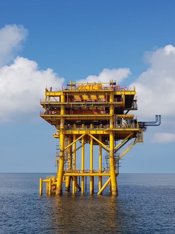 Giàn khai thác CTC-1 mỏ Cá Tầm - Sputnik Việt Nam