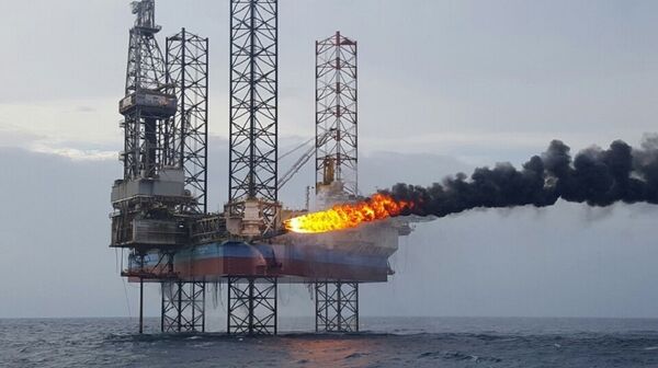 Hình ảnh thử vỉa tại mỏ Cá Tầm - Sputnik Việt Nam