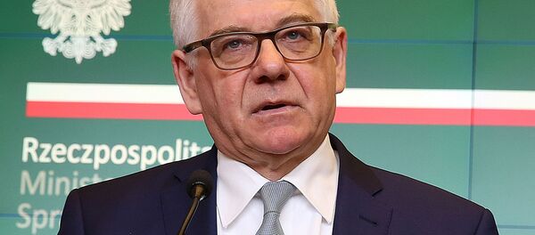 Ngoại trưởng Ba Lan Yacek Chaputovich - Sputnik Việt Nam