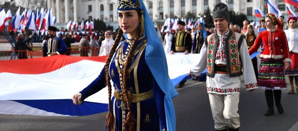 Lễ kỷ niệm tròn 5 năm ngày sáp nhập Crưm vào thành phần LB Nga - Sputnik Việt Nam