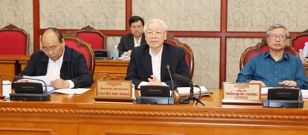 Tổng Bí thư, Chủ tịch nước Nguyễn Phú Trọng phát biểu. - Sputnik Việt Nam