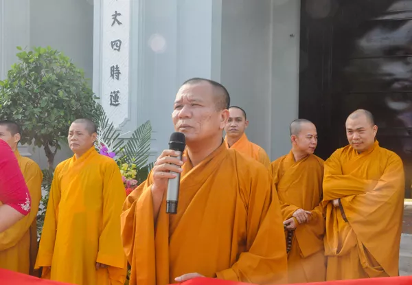 Đại đức Thích Đạo Hiển. 