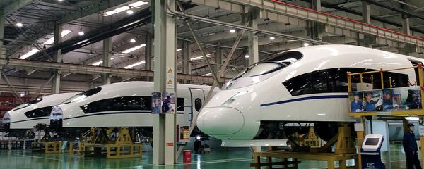 Xây dựng tàu cao tốc ở Trung Quốc - Sputnik Việt Nam