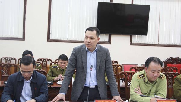 Thứ trưởng Bộ Công Thương Đặng Hoàng An đánh giá cao công tác chủ động chỉ đạo phòng, chống dịch tả lợn châu Phi tại Thái Nguyên Thứ trưởng Bộ Công Thương Đặng Hoàng An đánh giá cao công tác chủ động chỉ đạo phòng, chống dịch tả lợn châu Phi tại Thái Nguyên - Sputnik Việt Nam