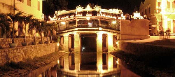 Cầu Nhật Bản có mái che ở Hội An, Việt Nam - Sputnik Việt Nam