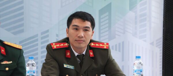 Đại úy Nguyễn Mạnh Tuấn, Trợ lý tuyển sinh Cục Đào tạo (Bộ Công an) - Sputnik Việt Nam