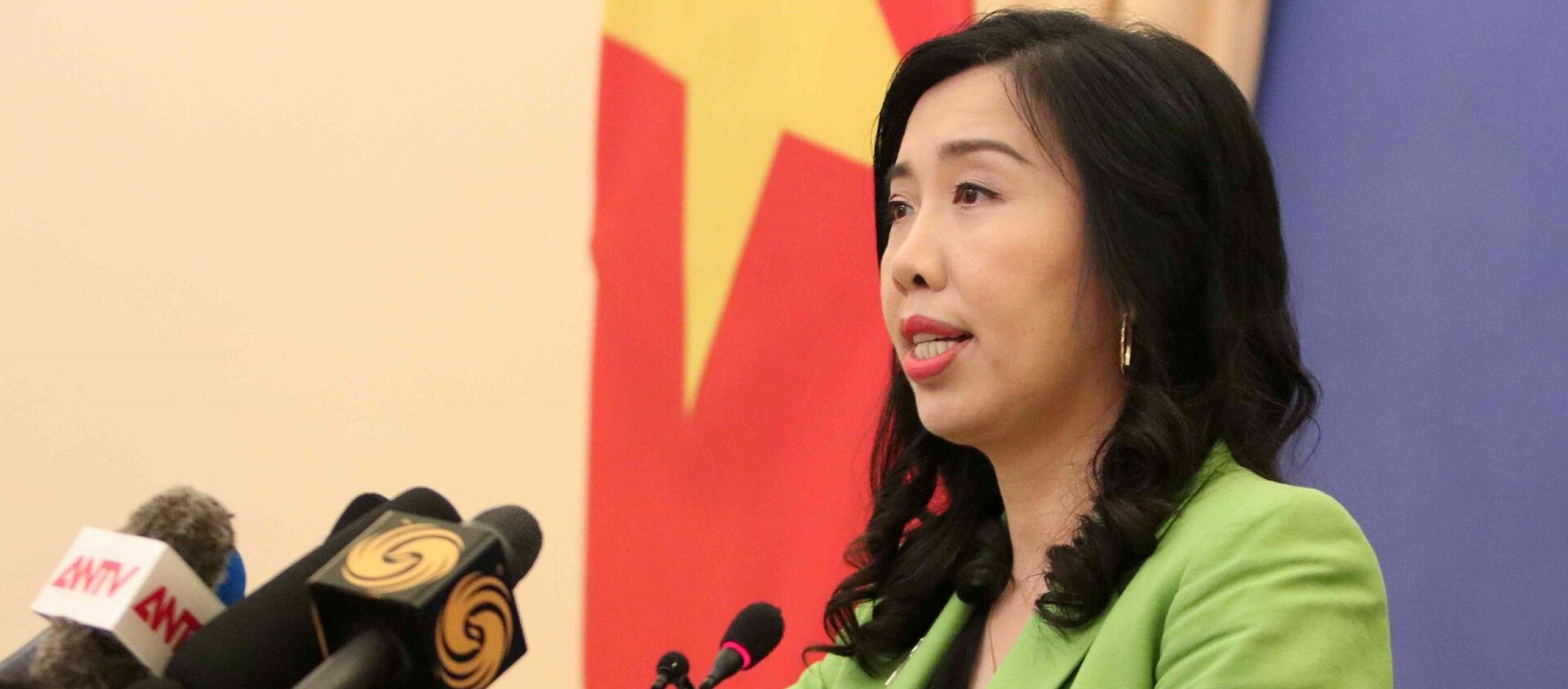 Người Phát ngôn Bộ Ngoại giao Lê Thị Thu Hằng thông báo một số hoạt động đối ngoại của Việt Nam trong thời gian tới. Người Phát ngôn Bộ Ngoại giao Lê Thị Thu Hằng thông báo một số hoạt động đối ngoại của Việt Nam trong thời gian tới. - Sputnik Việt Nam, 1920, 11.04.2019