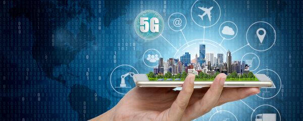 Hình ảnh của một thành phố thông minh sử dụng hệ thống mạng 5G - Sputnik Việt Nam