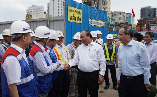 Thủ tướng Nguyễn Xuân Phúc yêu cầu hoàn thành dự án metro số 1 cuối năm 2020 - Sputnik Việt Nam