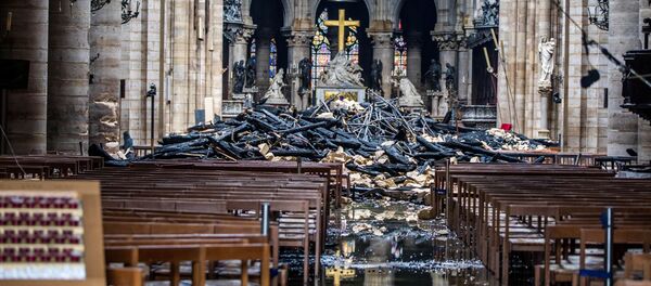 Nhà thờ Đức Bà Paris sau đám cháy - Sputnik Việt Nam