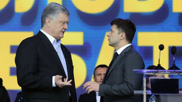 Piotr Poroshenko và Vladimir Zelensky - Sputnik Việt Nam