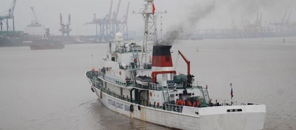 Biên đội tàu Cảnh sát biển 8004 và 8003 - Hải đoàn 11 thuộc Bộ tư lệnh Vùng Cảnh sát biển 1 đã rời đơn vị đưa đoàn công tác thực hiện nhiệm vụ - Sputnik Việt Nam