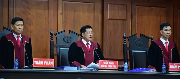 HĐXX thông báo hoãn phiên tòa Vũ nhôm - Sputnik Việt Nam