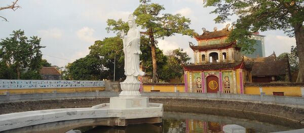 Khuôn viên chùa Trung Hành - Sputnik Việt Nam