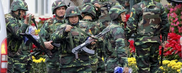 Quân đội Việt Nam bảo vệ nghiêm ngặt Ga Đồng Đăng trước Hội nghị Thượng đỉnh Mỹ Triều Quân đội Việt Nam bảo vệ nghiêm ngặt Ga Đồng Đăng trước Hội nghị Thượng đỉnh Mỹ Triều - Sputnik Việt Nam