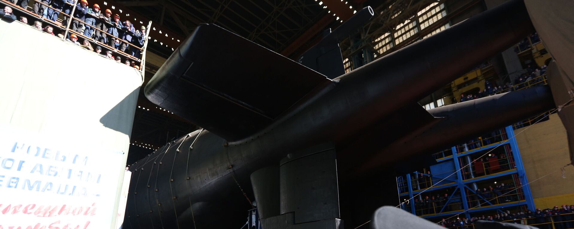 Hạ thủy tàu ngầm hạt nhân Belgorod ở vùng Arkhangelsk - Sputnik Việt Nam, 1920, 11.07.2022