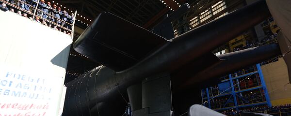 Hạ thủy tàu ngầm hạt nhân Belgorod ở vùng Arkhangelsk - Sputnik Việt Nam