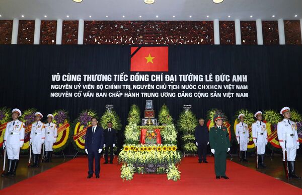 Lễ viếng nguyên Chủ tịch nước Lê Đức Anh - Sputnik Việt Nam